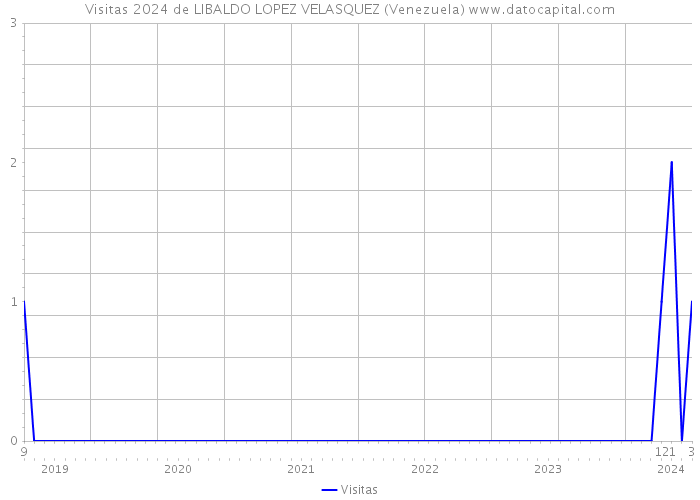 Visitas 2024 de LIBALDO LOPEZ VELASQUEZ (Venezuela) 
