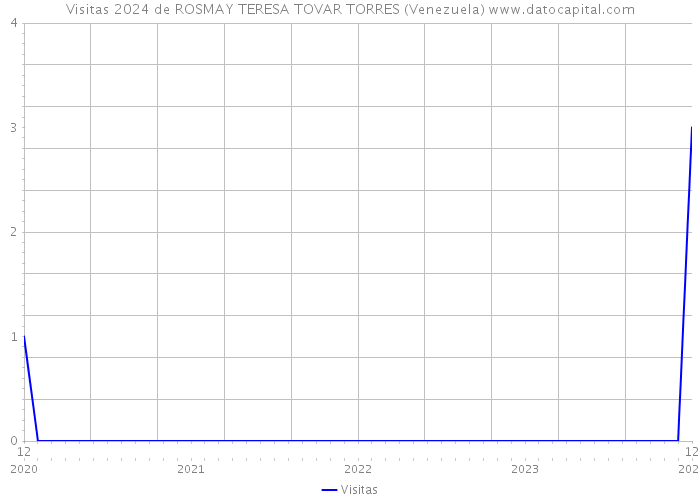 Visitas 2024 de ROSMAY TERESA TOVAR TORRES (Venezuela) 