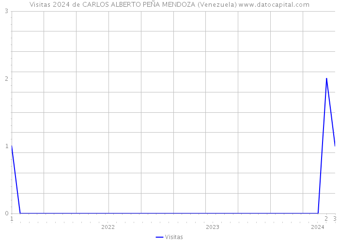 Visitas 2024 de CARLOS ALBERTO PEÑA MENDOZA (Venezuela) 
