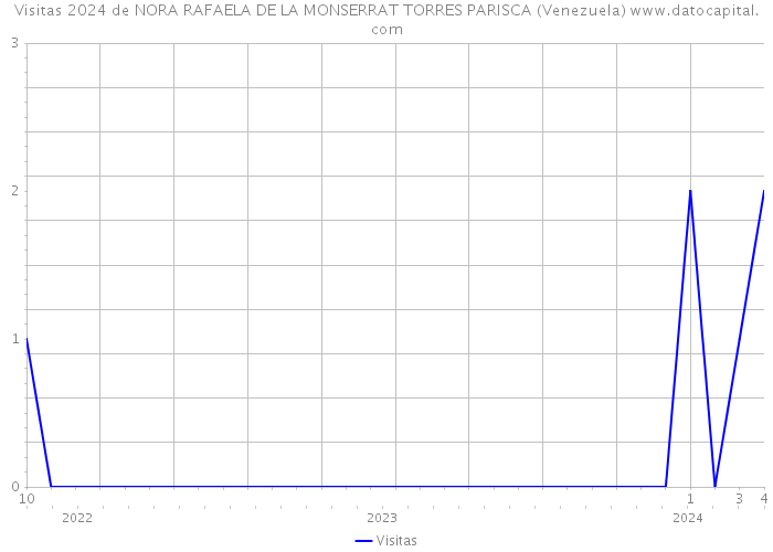 Visitas 2024 de NORA RAFAELA DE LA MONSERRAT TORRES PARISCA (Venezuela) 