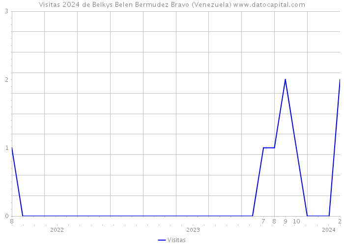 Visitas 2024 de Belkys Belen Bermudez Bravo (Venezuela) 