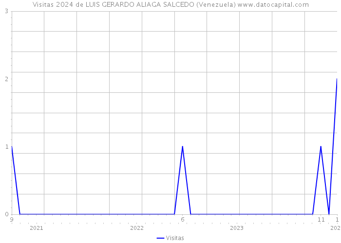 Visitas 2024 de LUIS GERARDO ALIAGA SALCEDO (Venezuela) 