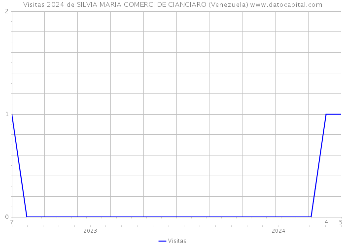 Visitas 2024 de SILVIA MARIA COMERCI DE CIANCIARO (Venezuela) 