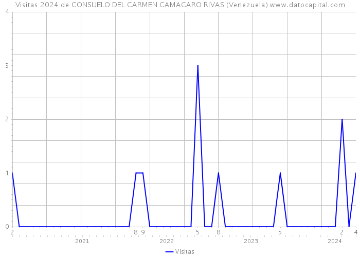 Visitas 2024 de CONSUELO DEL CARMEN CAMACARO RIVAS (Venezuela) 