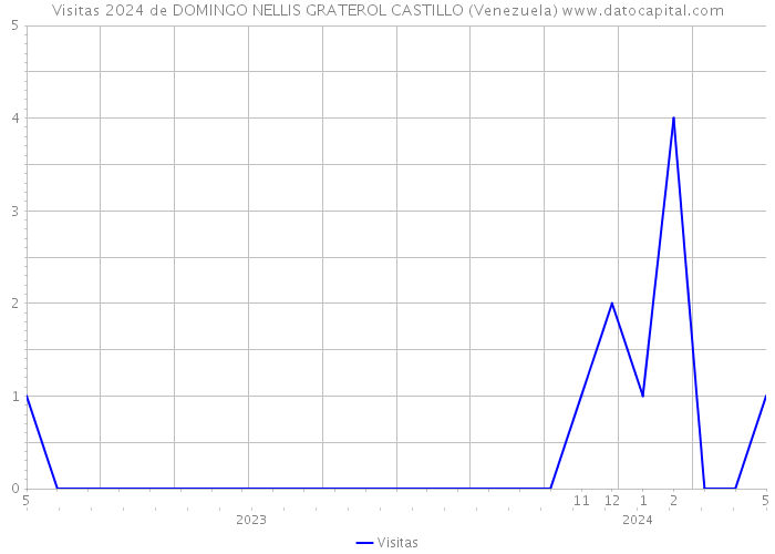 Visitas 2024 de DOMINGO NELLIS GRATEROL CASTILLO (Venezuela) 