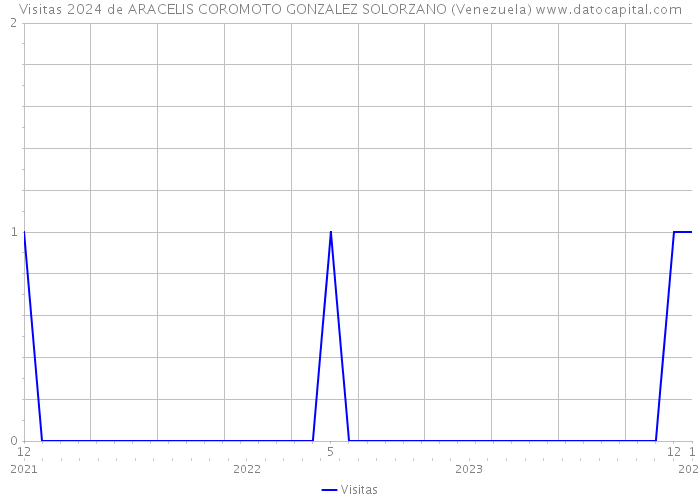 Visitas 2024 de ARACELIS COROMOTO GONZALEZ SOLORZANO (Venezuela) 
