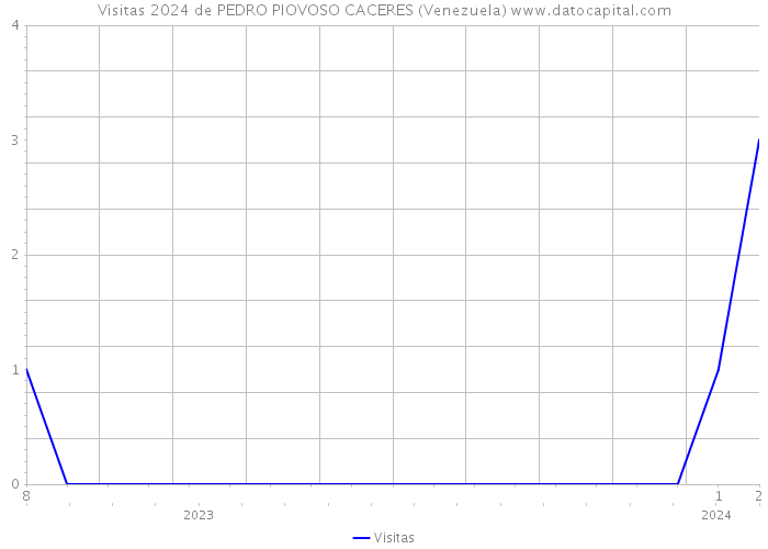 Visitas 2024 de PEDRO PIOVOSO CACERES (Venezuela) 