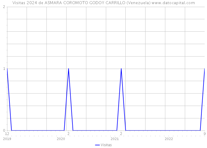 Visitas 2024 de ASMARA COROMOTO GODOY CARRILLO (Venezuela) 