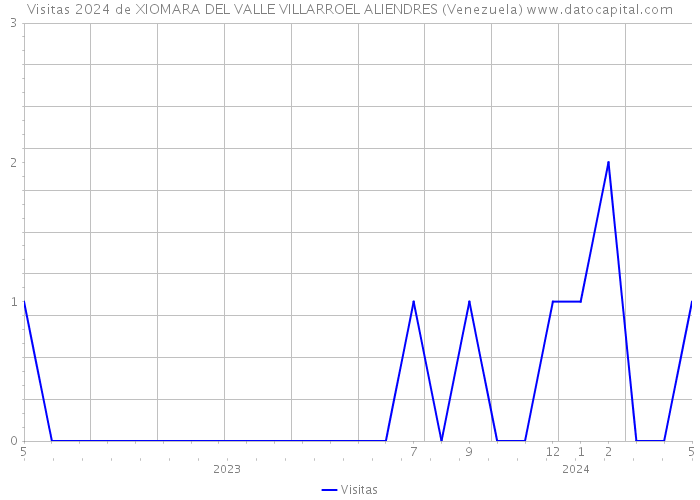 Visitas 2024 de XIOMARA DEL VALLE VILLARROEL ALIENDRES (Venezuela) 