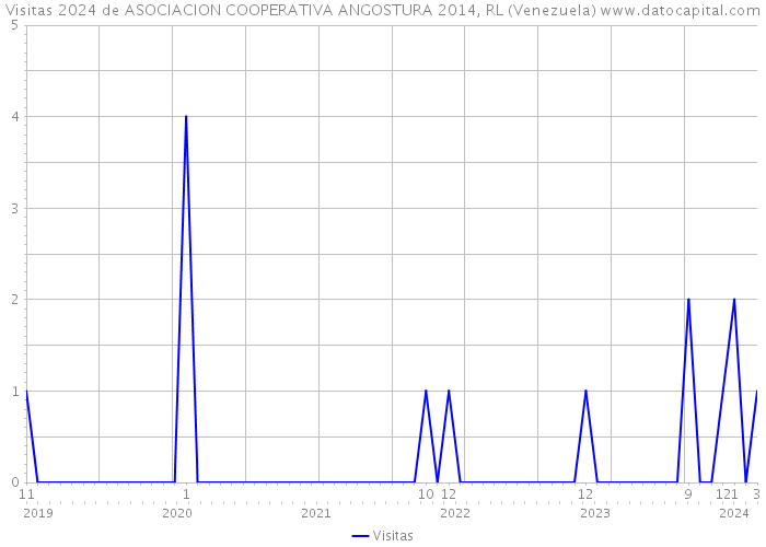 Visitas 2024 de ASOCIACION COOPERATIVA ANGOSTURA 2014, RL (Venezuela) 