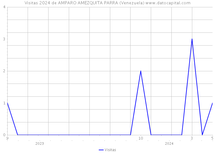 Visitas 2024 de AMPARO AMEZQUITA PARRA (Venezuela) 