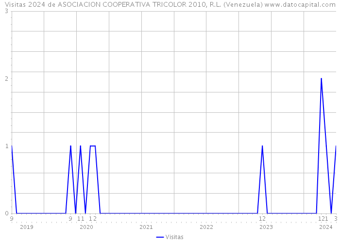 Visitas 2024 de ASOCIACION COOPERATIVA TRICOLOR 2010, R.L. (Venezuela) 