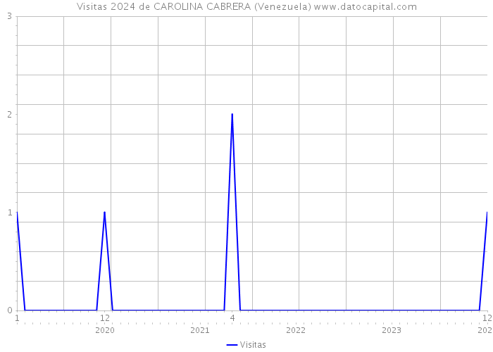 Visitas 2024 de CAROLINA CABRERA (Venezuela) 