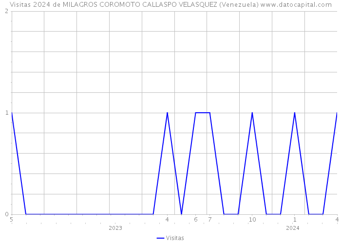 Visitas 2024 de MILAGROS COROMOTO CALLASPO VELASQUEZ (Venezuela) 
