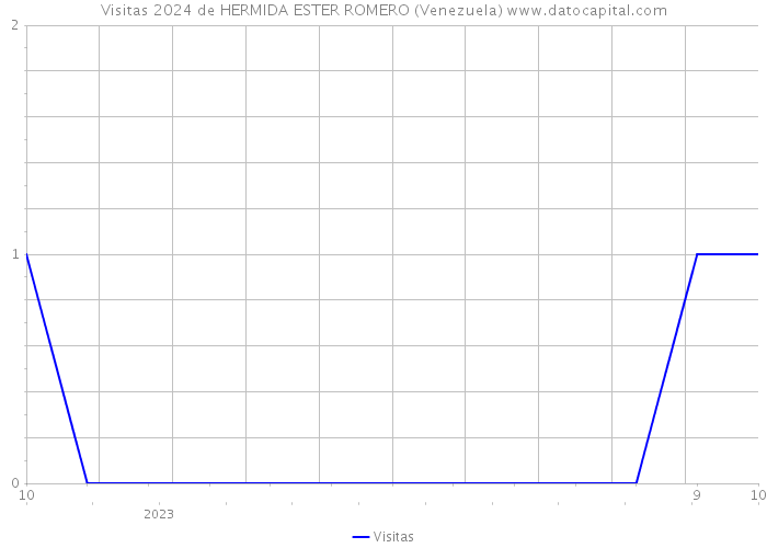 Visitas 2024 de HERMIDA ESTER ROMERO (Venezuela) 