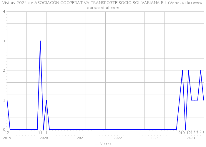 Visitas 2024 de ASOCIACÓN COOPERATIVA TRANSPORTE SOCIO BOLIVARIANA R.L (Venezuela) 