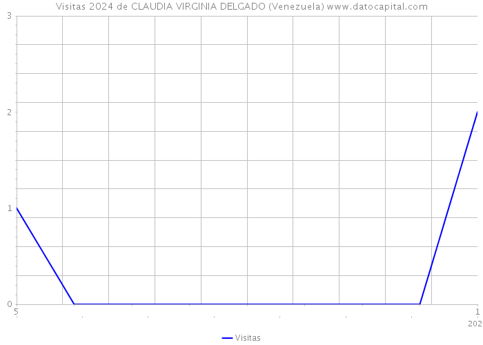 Visitas 2024 de CLAUDIA VIRGINIA DELGADO (Venezuela) 