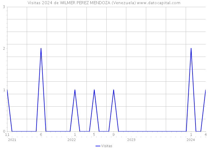 Visitas 2024 de WILMER PEREZ MENDOZA (Venezuela) 