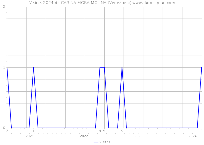 Visitas 2024 de CARINA MORA MOLINA (Venezuela) 
