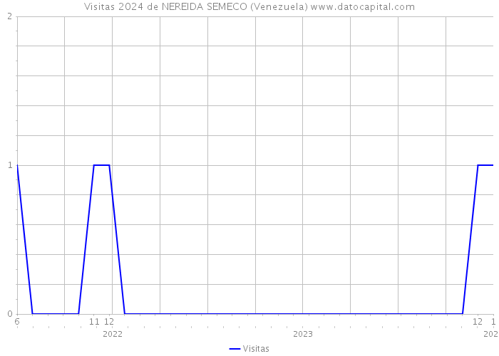 Visitas 2024 de NEREIDA SEMECO (Venezuela) 