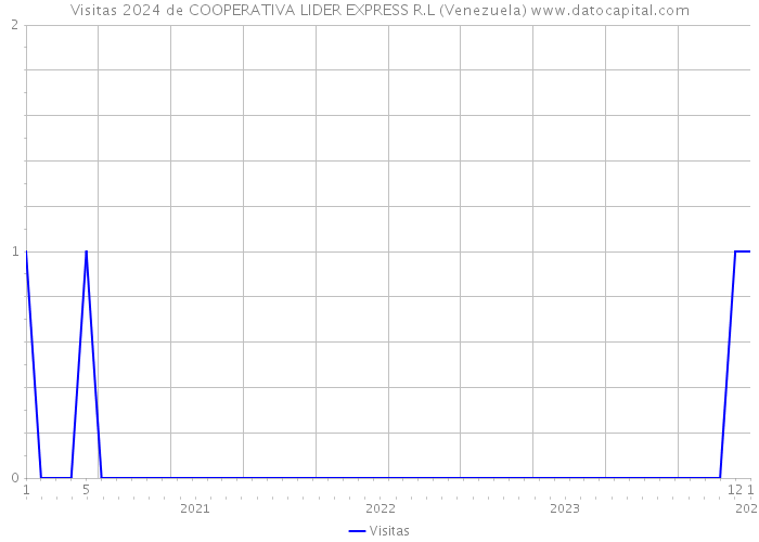 Visitas 2024 de COOPERATIVA LIDER EXPRESS R.L (Venezuela) 