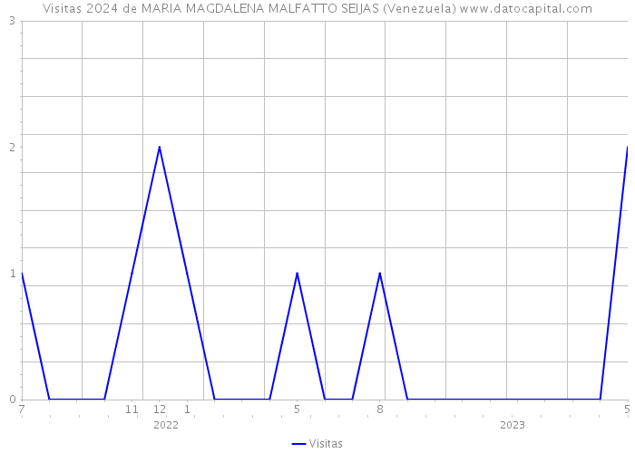 Visitas 2024 de MARIA MAGDALENA MALFATTO SEIJAS (Venezuela) 