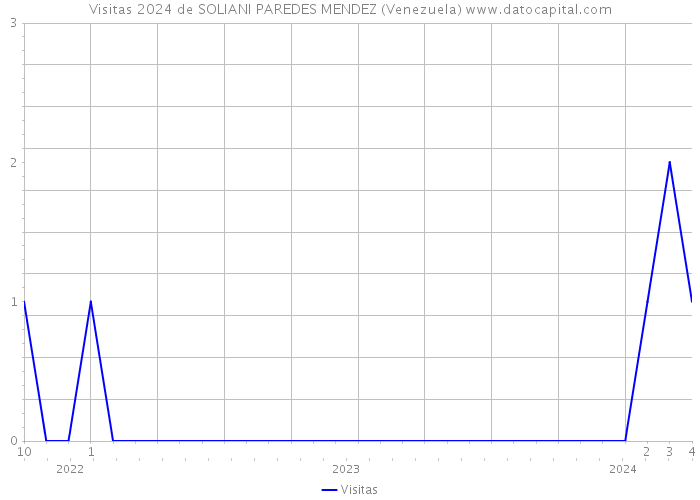 Visitas 2024 de SOLIANI PAREDES MENDEZ (Venezuela) 