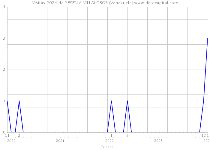 Visitas 2024 de YESENIA VILLALOBOS (Venezuela) 