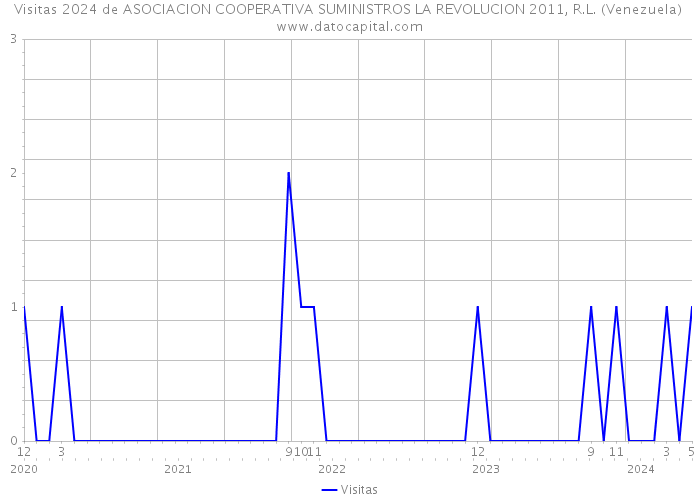 Visitas 2024 de ASOCIACION COOPERATIVA SUMINISTROS LA REVOLUCION 2011, R.L. (Venezuela) 