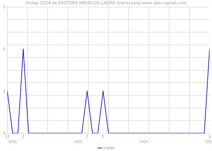 Visitas 2024 de PASTORA MENDOZA LADRA (Venezuela) 
