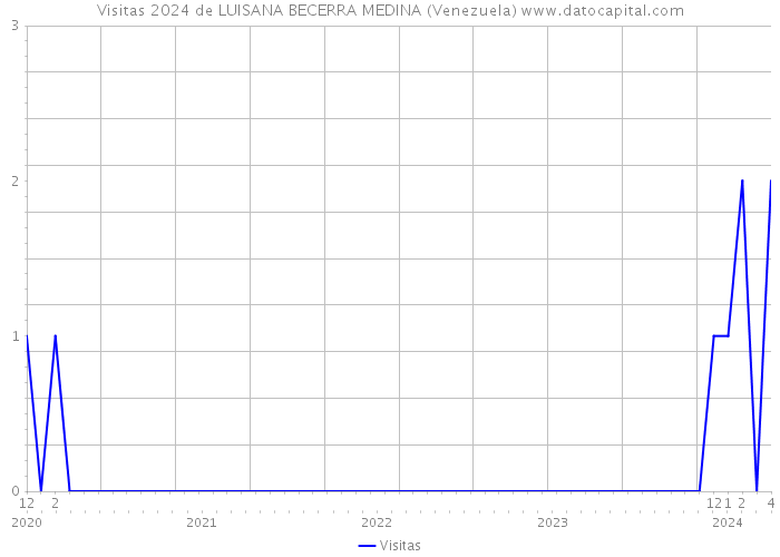 Visitas 2024 de LUISANA BECERRA MEDINA (Venezuela) 