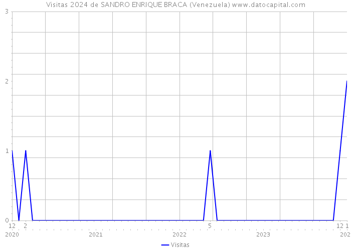Visitas 2024 de SANDRO ENRIQUE BRACA (Venezuela) 