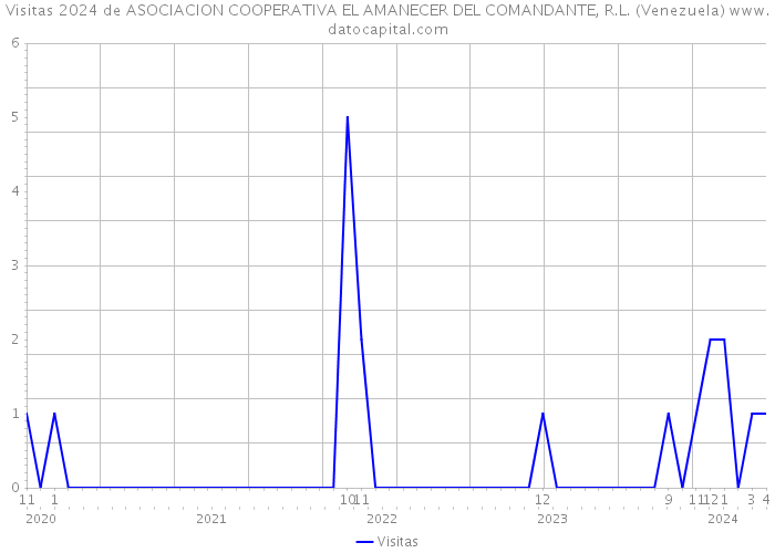 Visitas 2024 de ASOCIACION COOPERATIVA EL AMANECER DEL COMANDANTE, R.L. (Venezuela) 