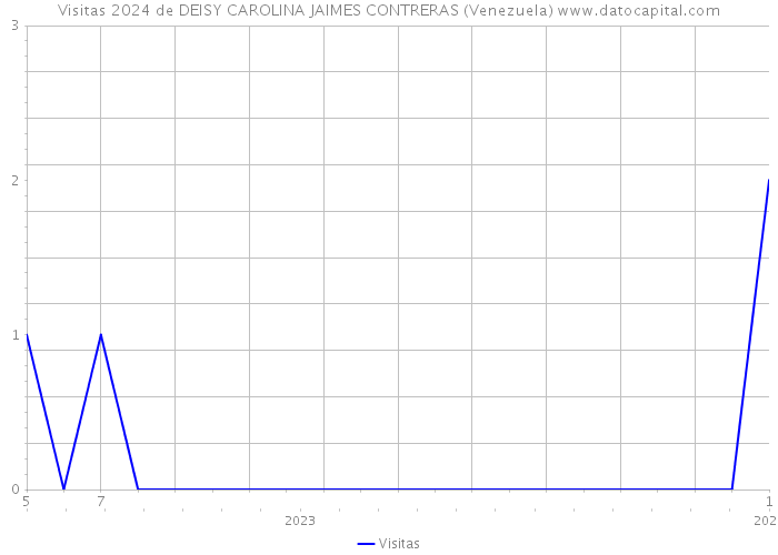 Visitas 2024 de DEISY CAROLINA JAIMES CONTRERAS (Venezuela) 