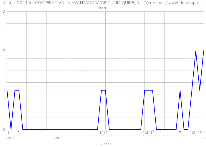Visitas 2024 de COOPERATIVA LA AVANZADORA DE TURIMIQUIRE, R.L (Venezuela) 