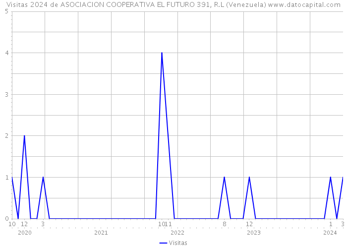 Visitas 2024 de ASOCIACION COOPERATIVA EL FUTURO 391, R.L (Venezuela) 