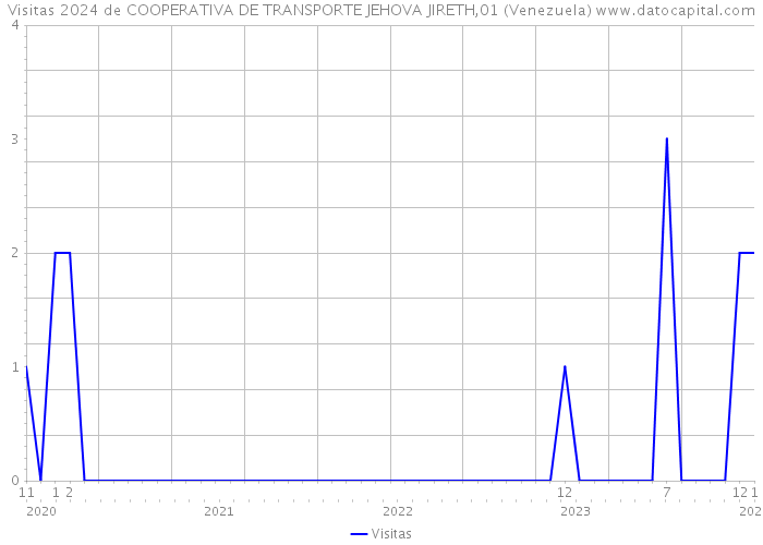 Visitas 2024 de COOPERATIVA DE TRANSPORTE JEHOVA JIRETH,01 (Venezuela) 