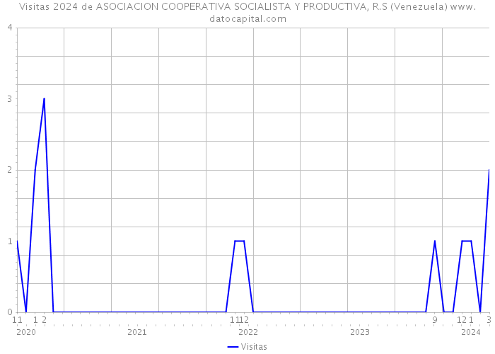 Visitas 2024 de ASOCIACION COOPERATIVA SOCIALISTA Y PRODUCTIVA, R.S (Venezuela) 