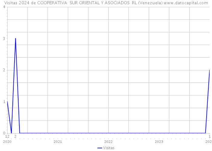 Visitas 2024 de COOPERATIVA SUR ORIENTAL Y ASOCIADOS RL (Venezuela) 