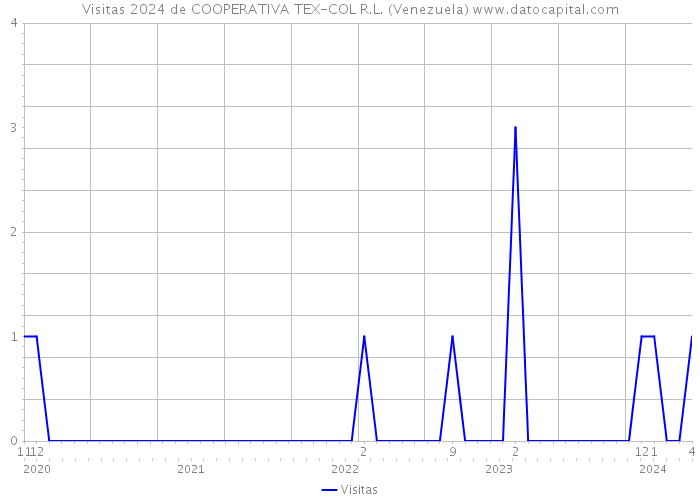 Visitas 2024 de COOPERATIVA TEX-COL R.L. (Venezuela) 
