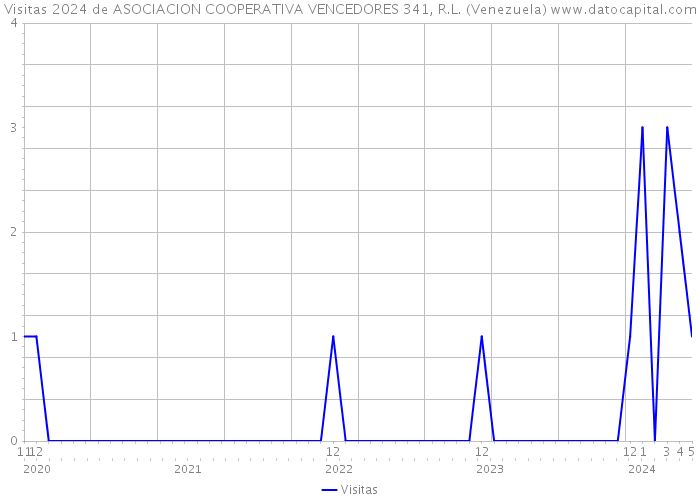 Visitas 2024 de ASOCIACION COOPERATIVA VENCEDORES 341, R.L. (Venezuela) 