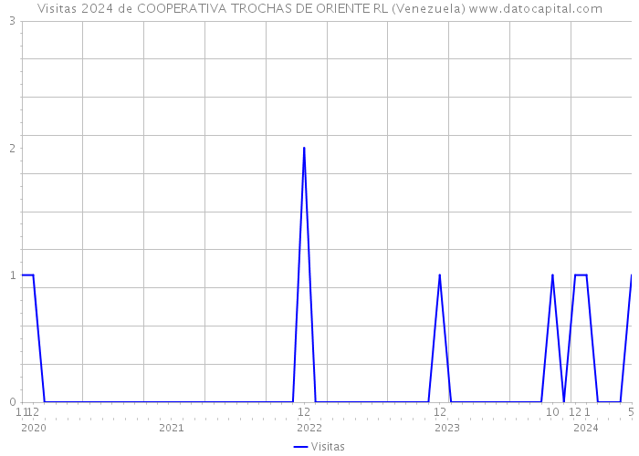 Visitas 2024 de COOPERATIVA TROCHAS DE ORIENTE RL (Venezuela) 