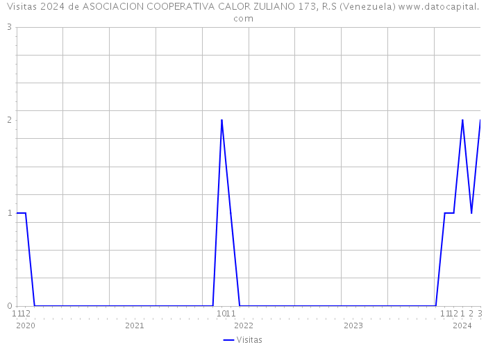 Visitas 2024 de ASOCIACION COOPERATIVA CALOR ZULIANO 173, R.S (Venezuela) 