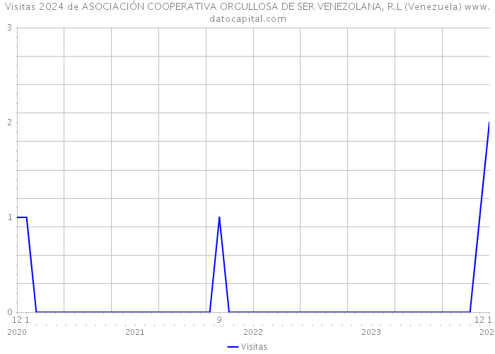 Visitas 2024 de ASOCIACIÓN COOPERATIVA ORGULLOSA DE SER VENEZOLANA, R.L (Venezuela) 