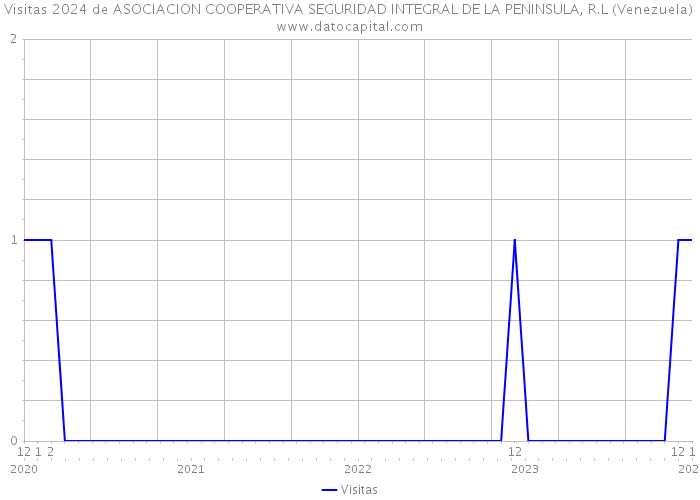 Visitas 2024 de ASOCIACION COOPERATIVA SEGURIDAD INTEGRAL DE LA PENINSULA, R.L (Venezuela) 