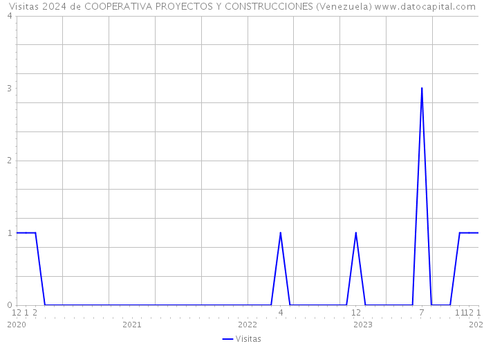 Visitas 2024 de COOPERATIVA PROYECTOS Y CONSTRUCCIONES (Venezuela) 