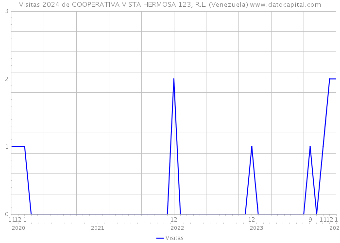 Visitas 2024 de COOPERATIVA VISTA HERMOSA 123, R.L. (Venezuela) 