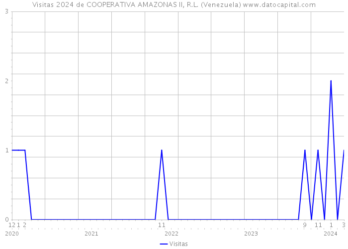 Visitas 2024 de COOPERATIVA AMAZONAS II, R.L. (Venezuela) 