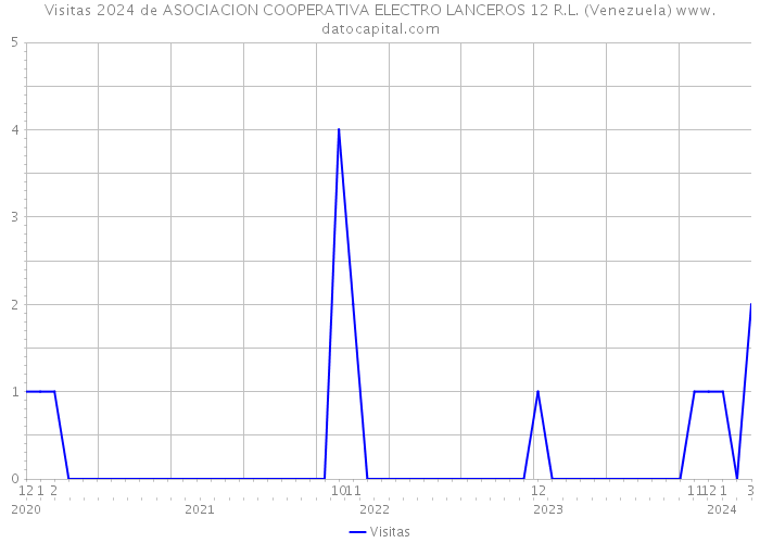 Visitas 2024 de ASOCIACION COOPERATIVA ELECTRO LANCEROS 12 R.L. (Venezuela) 