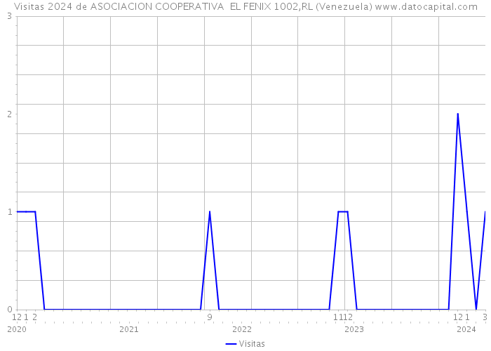 Visitas 2024 de ASOCIACION COOPERATIVA EL FENIX 1002,RL (Venezuela) 